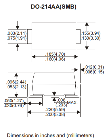 1SMB5955BT3G